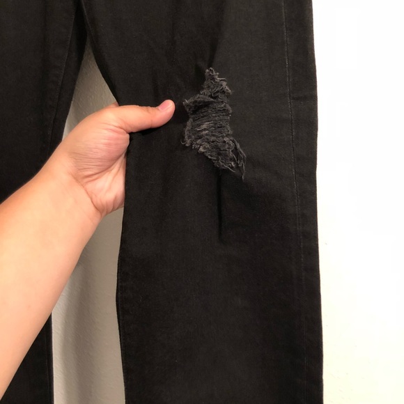 Vince. | Black 5 Pocket Ankle Skinny - Picture 4 of 8